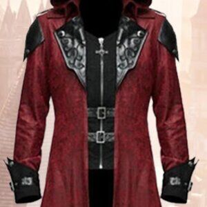 Men's Hooded Medieval Tailcoat Steampunk, XL
